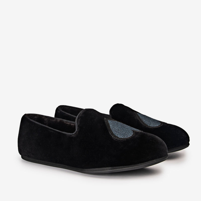 Black Heart Loafers