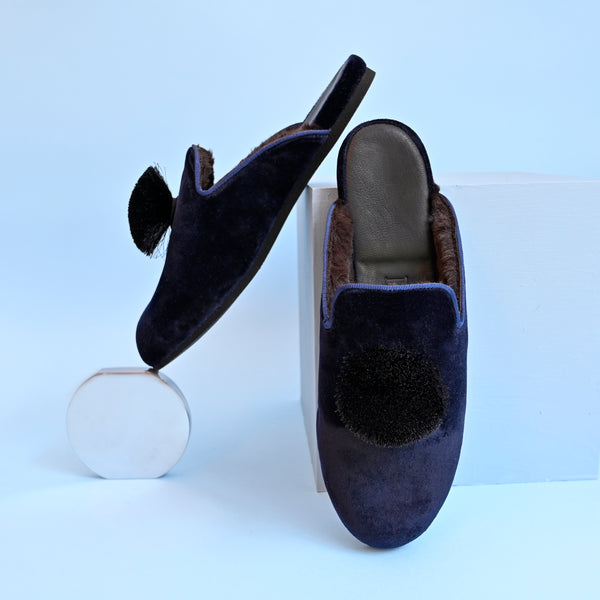 Tassel Obsession Velvet Slippers For Sale - High Quality Flats | Hums